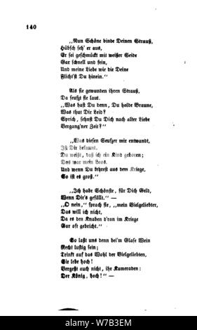 De Poetischer Hausschatz des Auslandes (Wolff) 140. Foto Stock