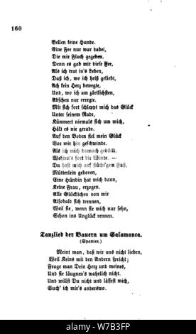 De Poetischer Hausschatz des Auslandes (Wolff) 160. Foto Stock