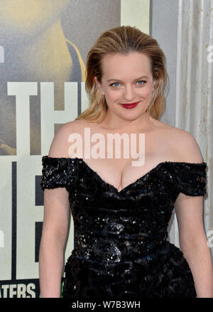 Los Angeles, Stati Uniti d'America. 06 Ago, 2019. LOS ANGELES, Stati Uniti d'America. Agosto 06, 2019: Elisabeth Moss alla premiere di "cucina" presso la leva TCL Teatro Cinese. Credito: Paul Smith/Alamy Live News Foto Stock