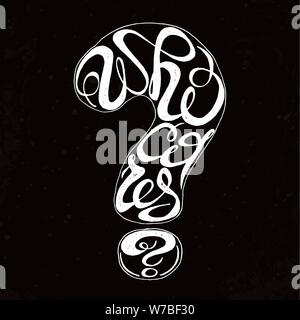 Chi se ne frega. Testo positivo. La motivazione del preventivo. Disegnata a mano di ispirazione e motivazione la frase. Lettering concettuale, calligrafia. Illustrazione Vettoriale