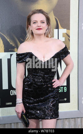 Il 5 agosto 2019, Hollywood, California, Stati Uniti d'America: ELISABETH MOSS assiste " Cucina " Premiere detenute a TCL Teatro Cinese. (Credito Immagine: © F Sadou/AdMedia via ZUMA filo) Foto Stock