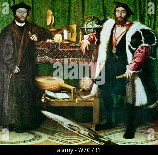 "Gli ambasciatori", 1533. Autore: Hans Holbein il Giovane. Foto Stock