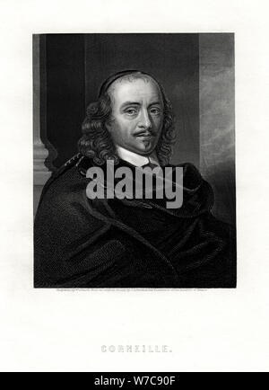 Pierre Corneille, Francese tragedian e drammaturgo, xix secolo. Artista: Woolnoth Foto Stock