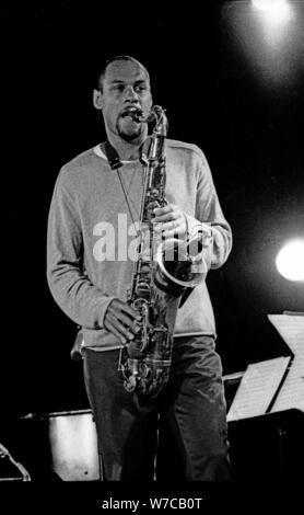 Joshua Redman, Brecon Jazz Festival, Brecon Galles, Agosto 2001. Artista: Brian O Connor. Foto Stock