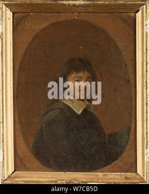 Ritratto del Filosofo René Descartes (650), del XVIII secolo. Foto Stock