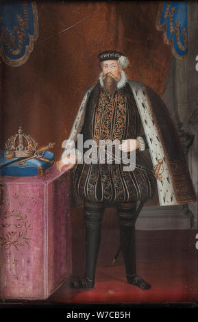 Ritratto di Re Eric XIV di Svezia (1533-1577). Foto Stock