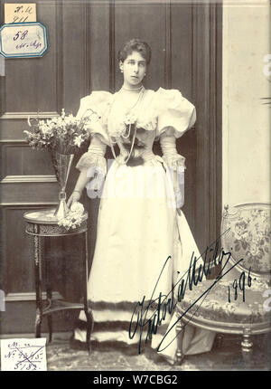 La Principessa Victoria Melita di Saxe-Coburg e Gotha (1876-1936). Foto Stock