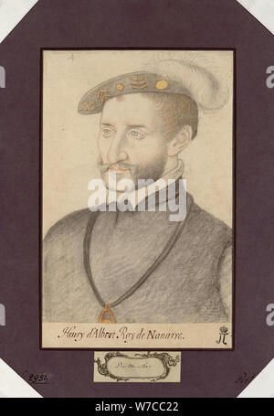 Ritratto di Enrico II di Navarra (1503-1555). Foto Stock