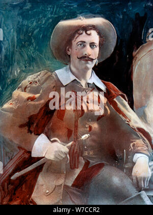 Lewis Waller in tre moschettieri, c1902.Artista: ELLIS & Walery Foto Stock