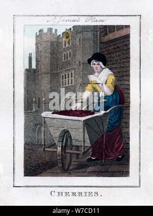 "Ciliegie", St James's Palace di Londra, 1805. Artista: sconosciuto Foto Stock