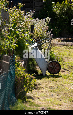 Carriola, assegnazioni di Armstrong, Heaton, Newcastle-upon-Tyne Foto Stock