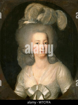 Ritratto della regina Maria Antonietta di Francia (1755-1793), 1780s. Foto Stock