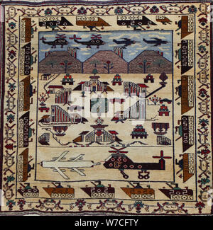 Guerra in Afghanistan rug, 1990-2005. Foto Stock