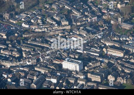 Il centro della città e High Street, Skipton, North Yorkshire, 2014. Creatore: Storico Inghilterra fotografo personale. Foto Stock