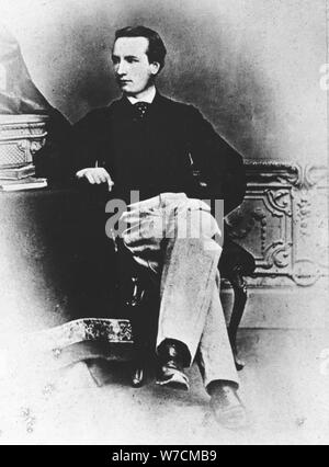 John Couch Adams (1819-92), inglese astronomo e matematico, c1846. Artista: sconosciuto Foto Stock