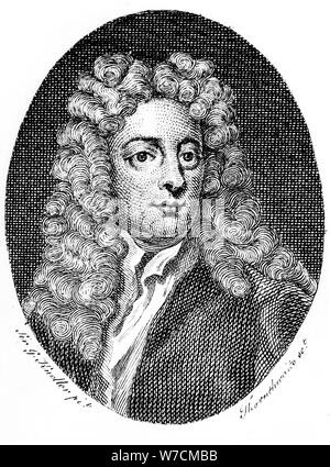 Joseph Addison (1672-1719), inglese saggista, poeta, drammaturgo e uomo politico. Artista: Thornthwaite Foto Stock