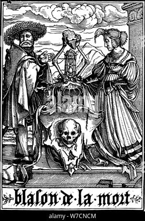 'I bracci della morte", 1538. Artista: Hans Holbein il Giovane Foto Stock