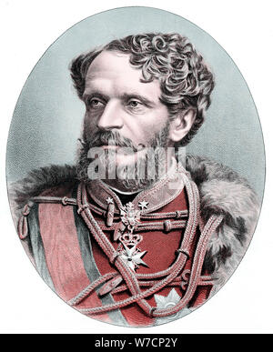 Conte Giulio Andrassy (1823-1890), statista ungherese, c1880. Artista: sconosciuto Foto Stock