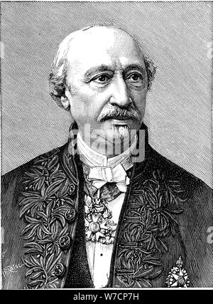 (Alexandre) Edmond Becquerel (1820-1891), fisico francese. Artista: sconosciuto Foto Stock