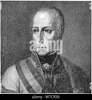Francesco II, Imperatore del Sacro Romano Impero. Artista: sconosciuto Foto Stock
