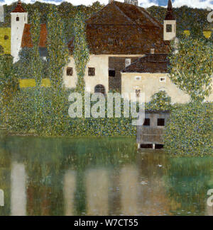 'Castello sul Lago ateria', ("Castello Unterrach sull'Attersee') 1908. Artista: Gustav Klimt Foto Stock