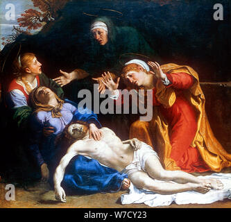 "Le tre Marie' ('il Cristo morto in lutto a'), c1604. Artista: Annibale Carracci Foto Stock