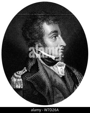 L ammiraglio sir William Sydney Smith (1764-1840), il comandante navale, 1837. Artista: sconosciuto Foto Stock