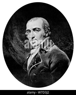 'Mr James Gillray, da un ritratto di se stesso", c1800.Artista: James Gillray Foto Stock