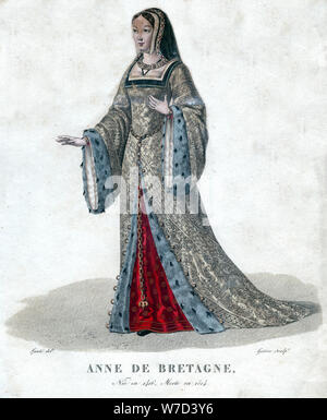 "Anne de Bretagne', (inizio XIX secolo). Creatore: Georges Jacques Gatine. Foto Stock