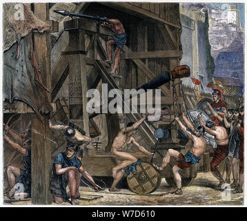 'La Catapulta', C1868. Artista: sconosciuto Foto Stock