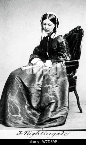 Florence Nightingale (1820-1910), 1854. Artista: sconosciuto Foto Stock