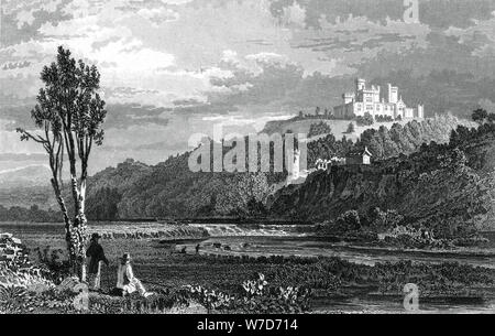 Coltsman's Castle, nella contea di Cork, c1800-1850.Artista: H le chiocciole Foto Stock