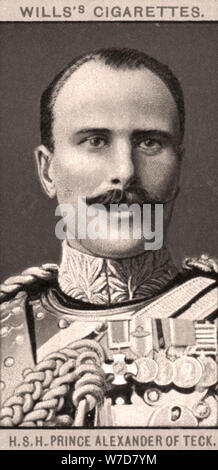 H.S.H principe Alessandro di Teck, 1908.Artista: RM E HO testamenti Foto Stock