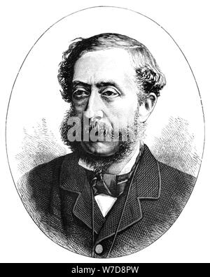 Henry Howard Molyneux Herbert (1831-1890), 4° Conte di Carnarvon. Artista: sconosciuto Foto Stock