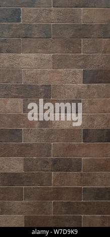 Foto di marrone a muro di mattoni Foto Stock