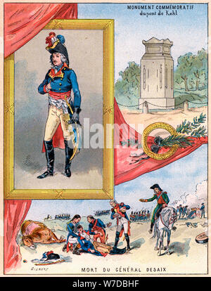 Louis Charles Antoine Desaix, francese generale e capo militare, 1898. Artista: Gilbert Foto Stock