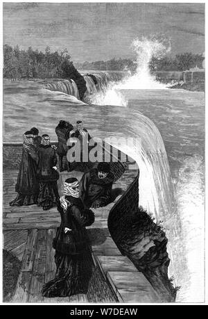 Il Marchese e la Marchesa di Lorne a Niagara Falls, Canada, 1879. Artista: sconosciuto Foto Stock