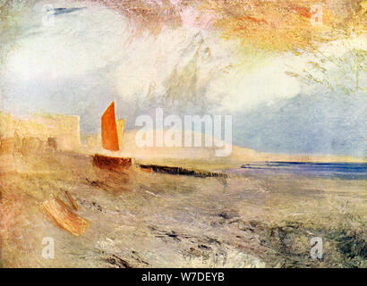 "Hastings", secolo XIX (1910).Artista: JMW Turner Foto Stock