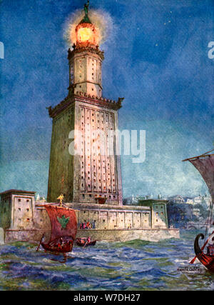 La Pharos di Alessandria, Egitto, 1933-1934. Artista: sconosciuto Foto Stock