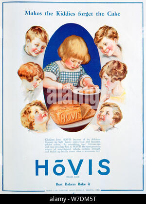 Hovis ha pane annuncio, 1928. Artista: sconosciuto Foto Stock