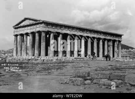 Il Theseion, l'agora, Atene, Grecia, c1920s-c1930s(?). Artista: sconosciuto Foto Stock