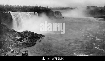 Cascate del Niagara, USA/Canada, c1930s(?).Artista: Marjorie Bullock Foto Stock