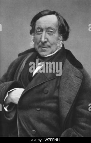 Gioachino Rossini (1792-1868), compositore italiano. Artista: Nadar Foto Stock