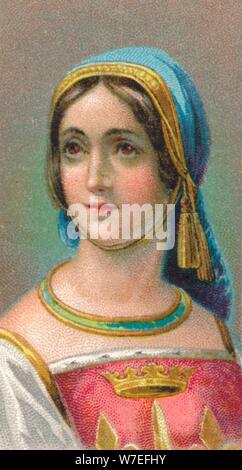 Giovanna d'arco, (c1412-1431) xv secolo patriota francese e martire, 1924. Artista: sconosciuto Foto Stock