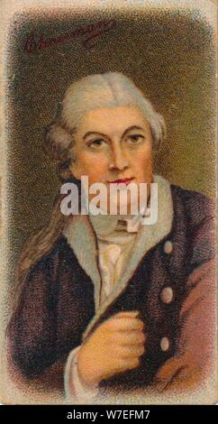 David Garrick (1717-1779), attore inglese, drammaturgo, teatro manager e produttore, 1912. Artista: sconosciuto Foto Stock