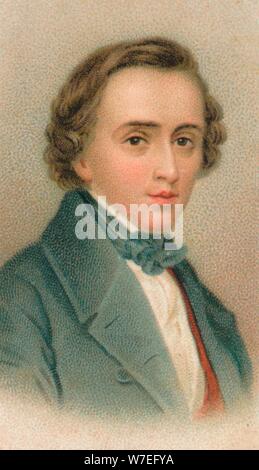 Frederic Francois Chopin (1810-1849), compositore polacco, 1911. Artista: sconosciuto Foto Stock