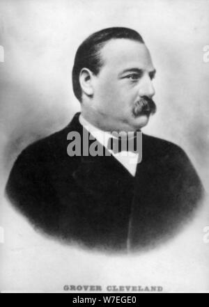 Grover Cleveland, (1837-1908), 1920s. Artista: sconosciuto Foto Stock