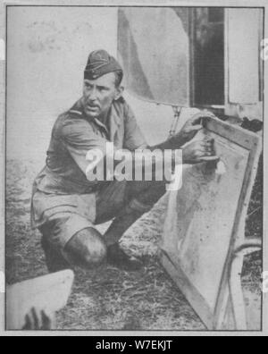 "Egli ha messo k.o. la Luftwaffe nel Mediterraneo", 1943/44. Artista: sconosciuto. Foto Stock