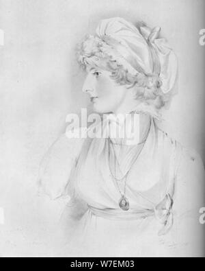 'MRS. Siddons', 1797. Artista: RJ Lane. Foto Stock