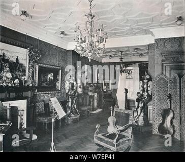 'L'Music-Room, Capitano Harvey's House, Hampstead', C1903. Artista: Frank William Brookman. Foto Stock